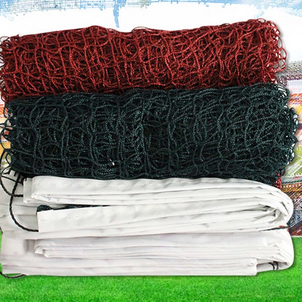 Portable Size Portable Standard Braided Badminton Net Square Mesh Standard Braided Badminton Training Tools