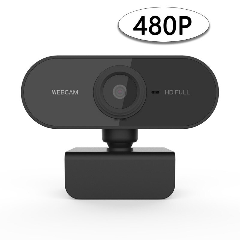 Mini Computer PC HD 1080P WebCamera With Microphone Rotatable Cameras For Live Broadcast Video Conference Work: A