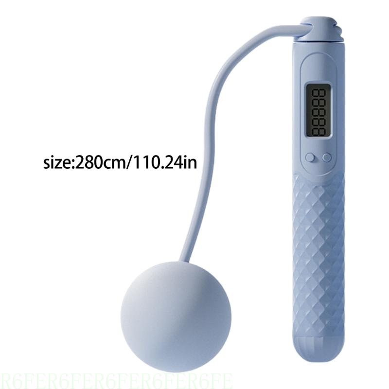 R6FE Ropeless Jump Rope Digital Jump Rope With Counter Indoor Jumping Rope Equipment for Women Men Adult Kids
