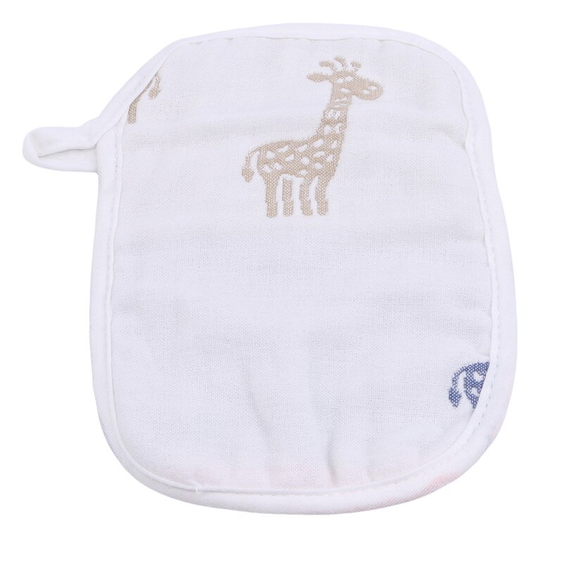 6-layer Gauze Baby Shower Gloves Baby Bath Towel Double-sided Cotton Bath Wipe Bath Towel