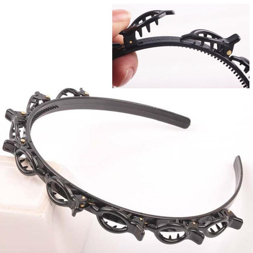 Punk gothique coiffure torsion Clip Barrette tresse outils magique cheveux accessoires fête bandeau décontracté pour les femmes filles
