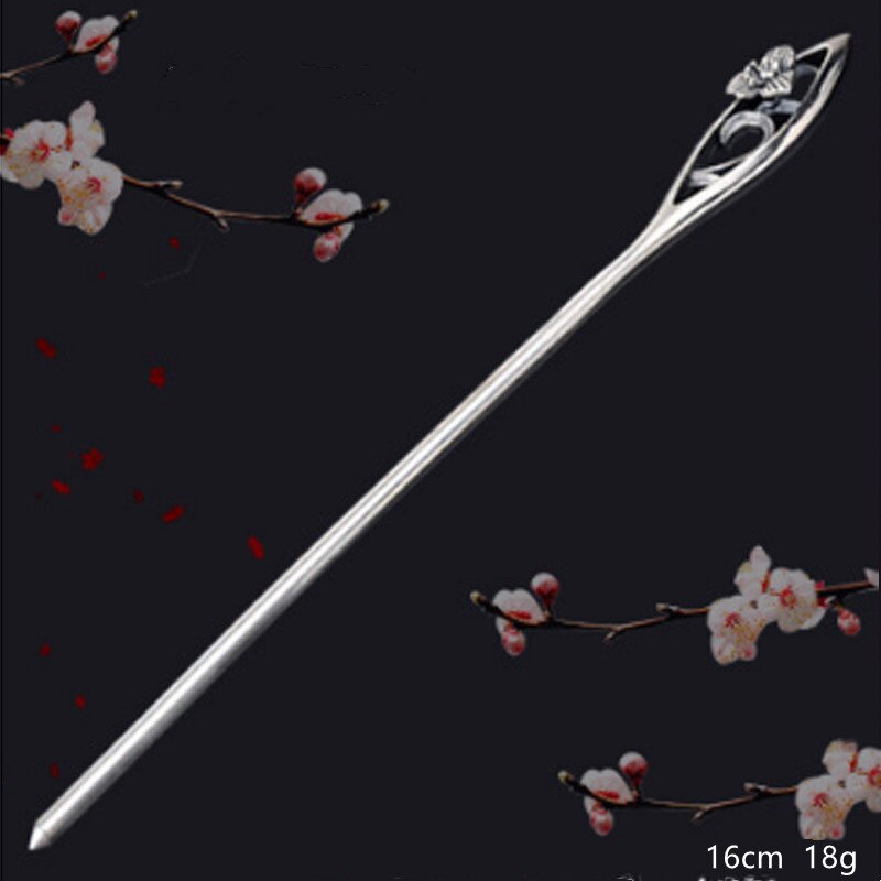 Bocai  s925 haaraccessoires aus sterlingsilber, 2022 beliebte kopfbedeckungen, haarnadeln aus reinem silber, schmuck für damen: A