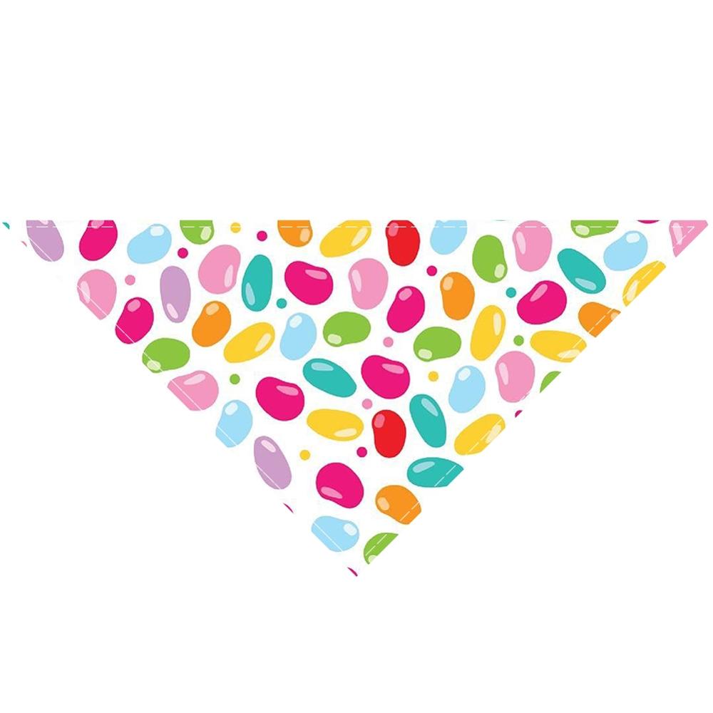 Voedsel Gedrukt Pet Bandana Verstelbare Pet Kat Hond Sjaal Speeksel Handdoek Warm Neck Kraag Halsdoek Tie Bib Bandana Dierbenodigdheden: Style 1 / M