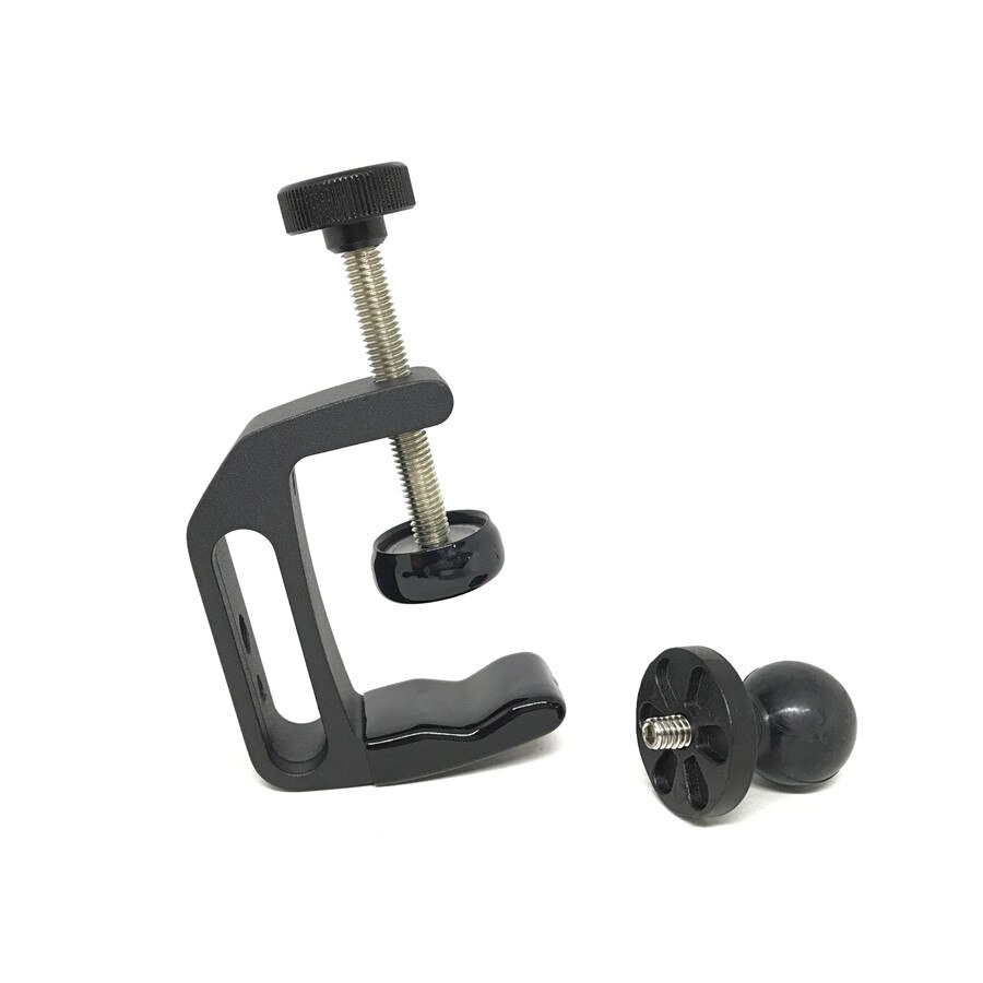 Jadkinsta c mount puristin kuminen kuulapää 1/4 ruuvisovittimella gopro kiskoille tangot musiikki mikrofoni mikrofonitelineet ram kiinnitys: C