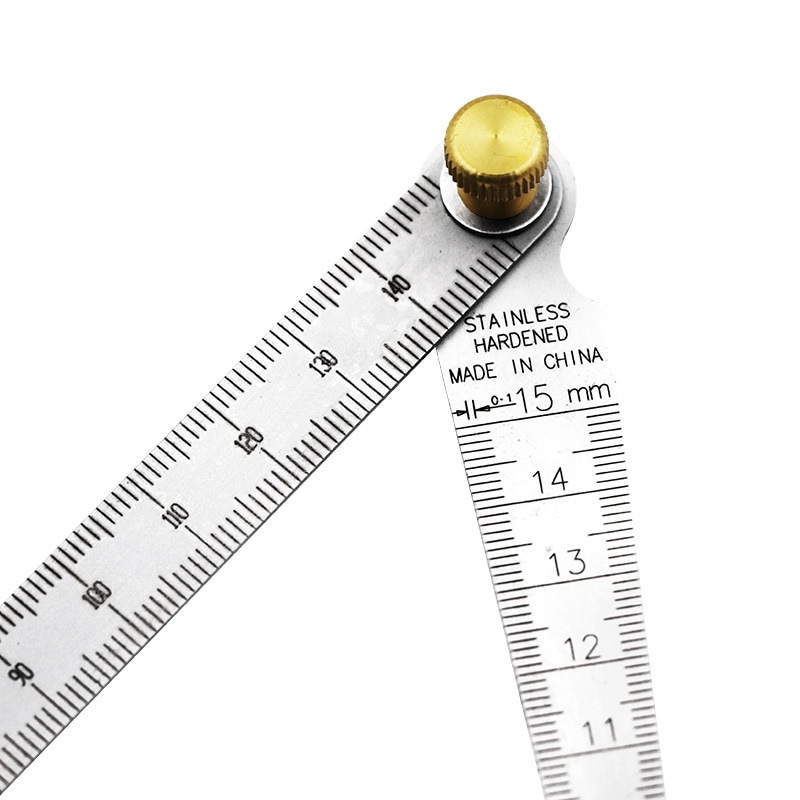 high precision Gap gauge straight ruler stainless steel stopper tapered inner diamete aperture hole rule depth