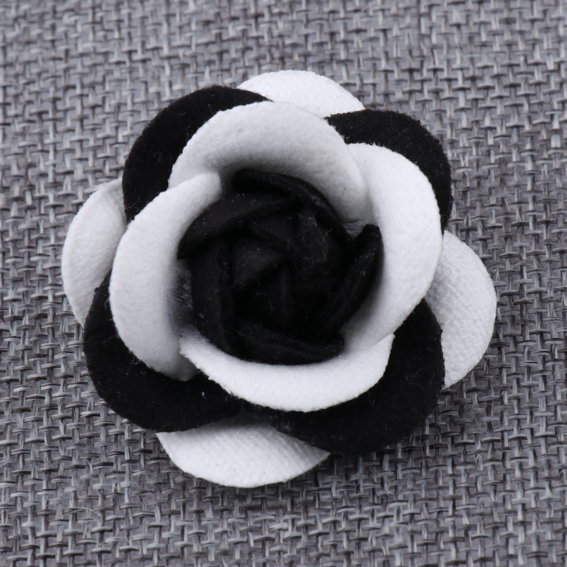5x Kunstige Blomster 4cm - Rose Hoveder DIY til Hårpynt og Sløjfer: Hvid