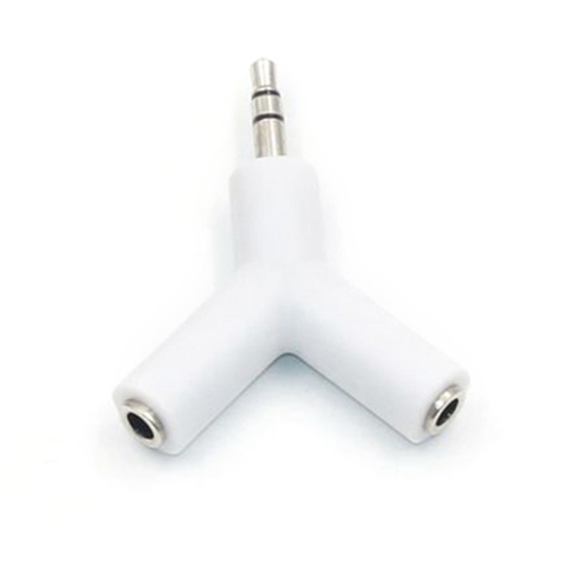 3.5MM Y Dual Jack Aux Earphone Adapter Male To Female Headphone Splitter Cable Adapters Convenient Audio Line 1 to 2 AUX Cable