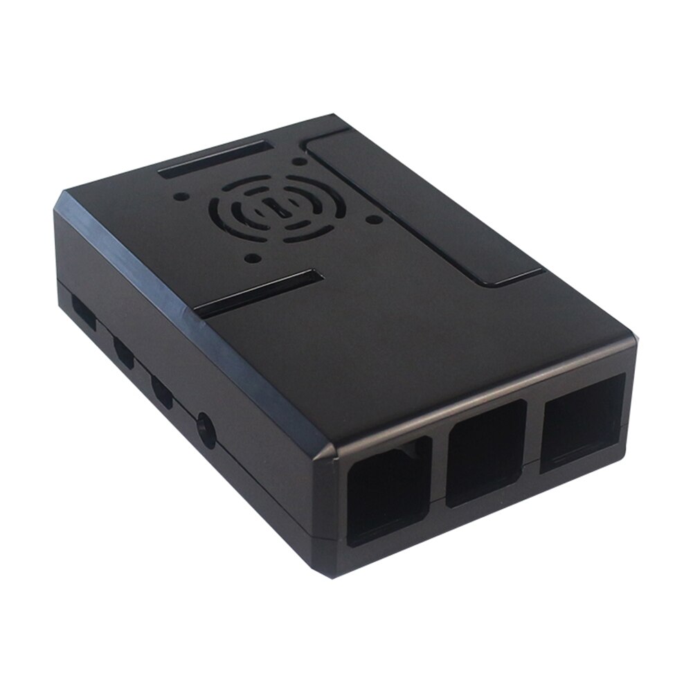 Demo Board With Cooling Fan Protective Cover Accessories Ports Compact ABS Case Housing Parts Interfaces For Raspberry Pi 4