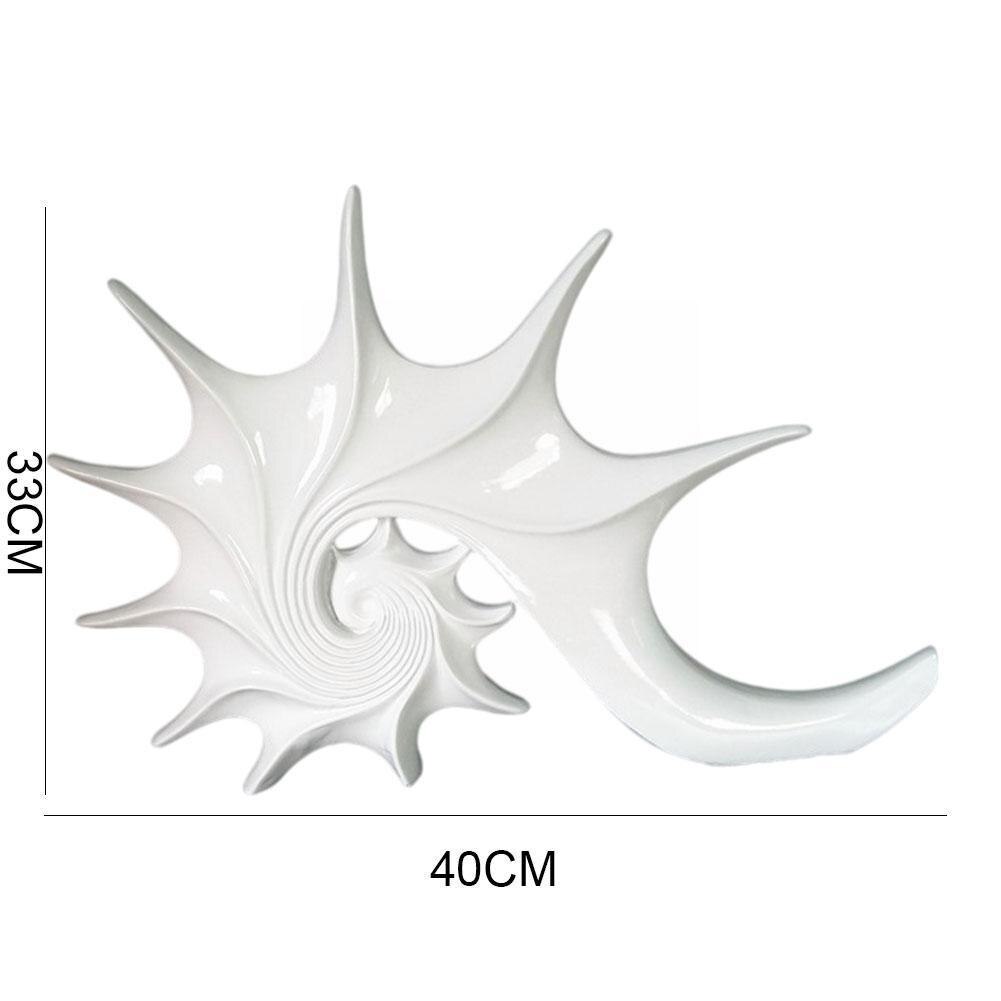 Witte Schelp Hars Ambachten Doorn Slak Ornamenten Bruiloft/Festival/Party Unieke Xmas Zee Decoratie Schelp Aanwezig B7z6