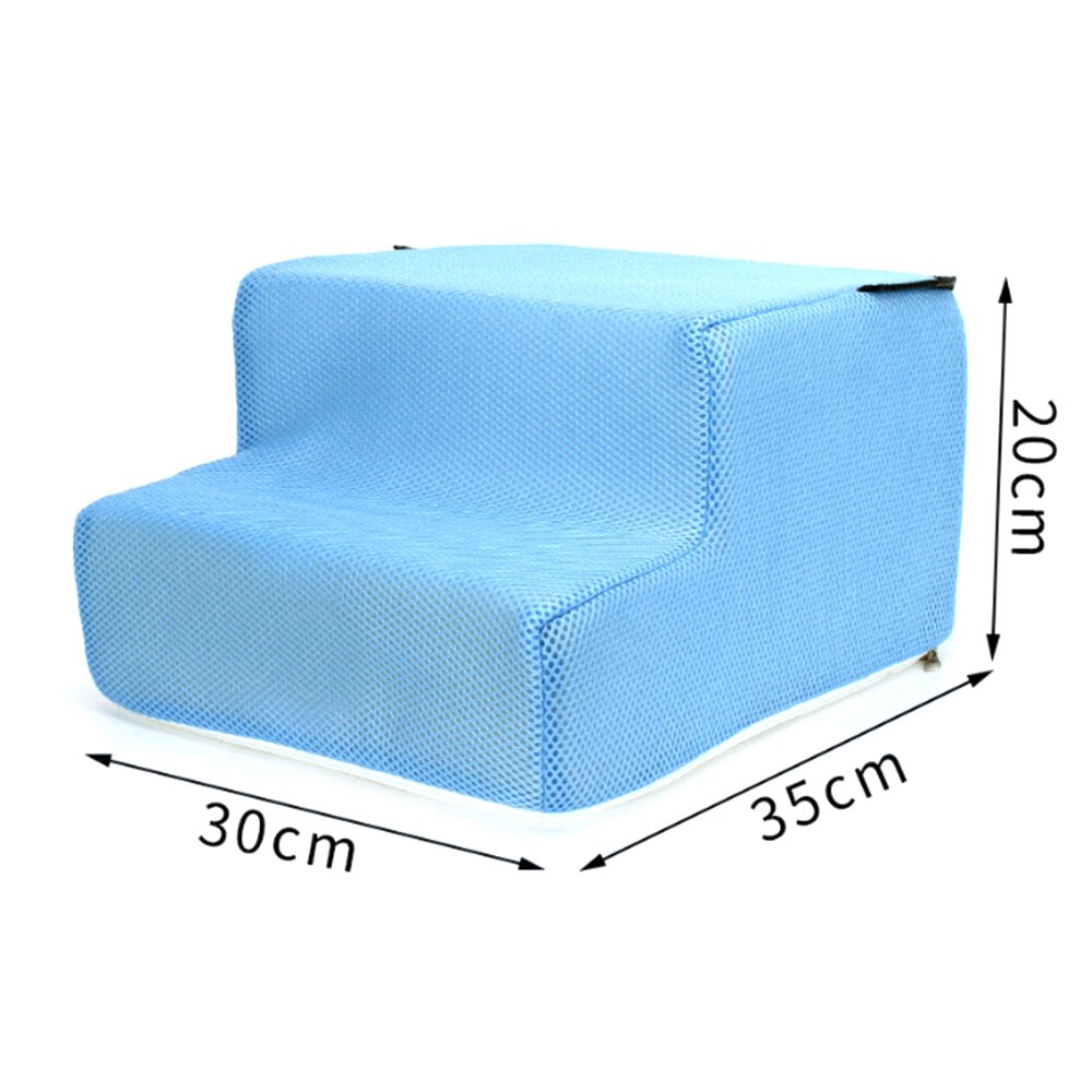 Escalier de lit pour animaux de compagnie échelle 2/3 marches amovible antidérapant rampe d'escalade lavable détachable chien lit échelle chat chien rampe chiot fournitures: A2
