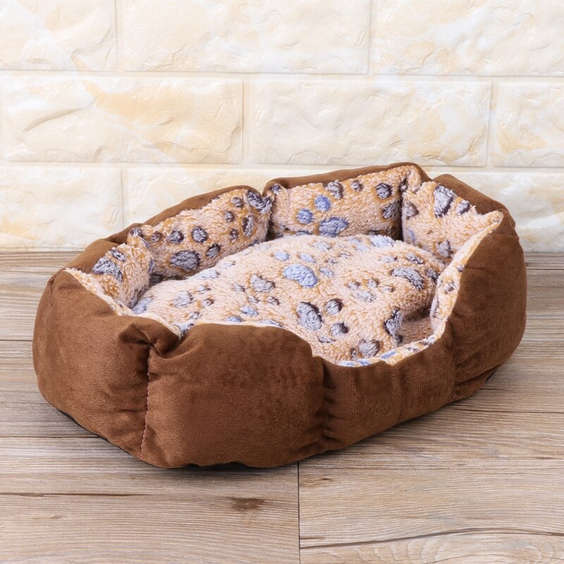 Huisdier Comfortabel Warm Bed Hond Puppy Cat Soft Bed Mat Huisdier Indoor Kussen Slaap Bed