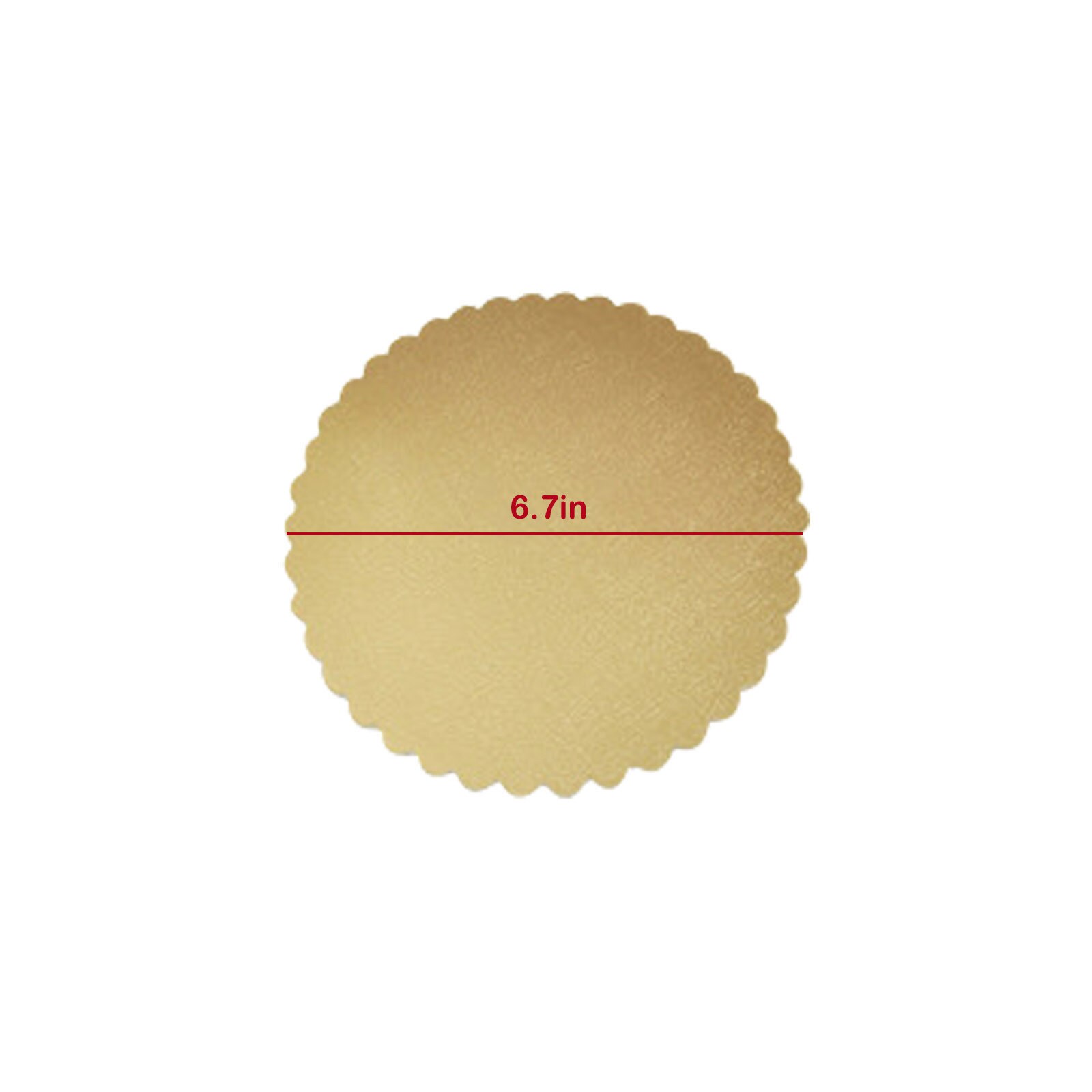 1Pcs Round Cake Circle Cardboard Cake Drums Cake Base Plate Board Turntable Tiramisu Mousse Cheesecake Snack Gold Silver#45: A