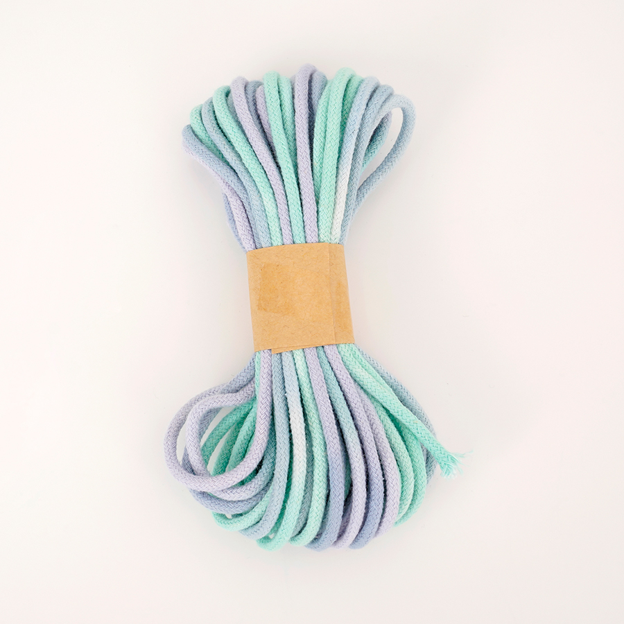 1 szt. 3mm Gruby Gradientowy Tęczowy Sznurek Bawełniany 10M Kolorowy Pleciony Sznurek robić DIY Biżuterii Makramy Bransolet Naszyjników i Rękodzieła: Laser jasne