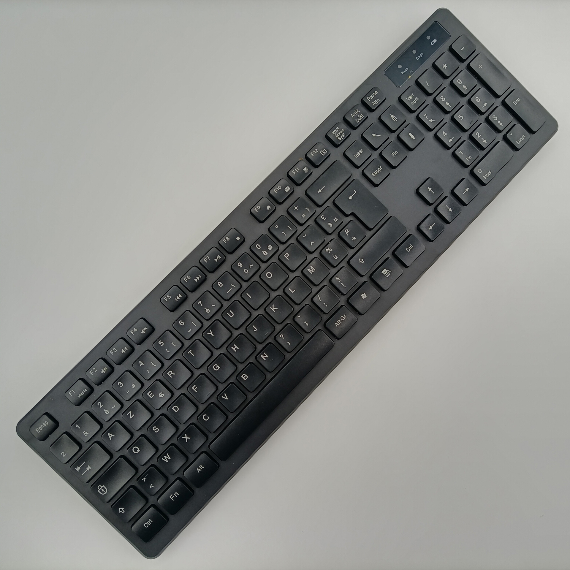 Hebrajski/francuski (AZERT)/hiszpańnarty/rosyjski/arabski/niemiecki/włoski/portugalski bezprzewodowa klawiatura 2.4G robić biura komputera stacjonarnego