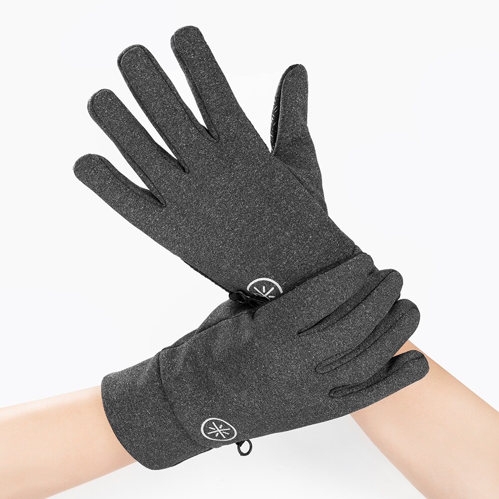 Guantes de invierno a prueba de viento para deportes al aire libre, guantes para hombre con pantalla táctil para conducir, motocicleta, esquí, guantes de lana cálidos antideslizantes para hombres