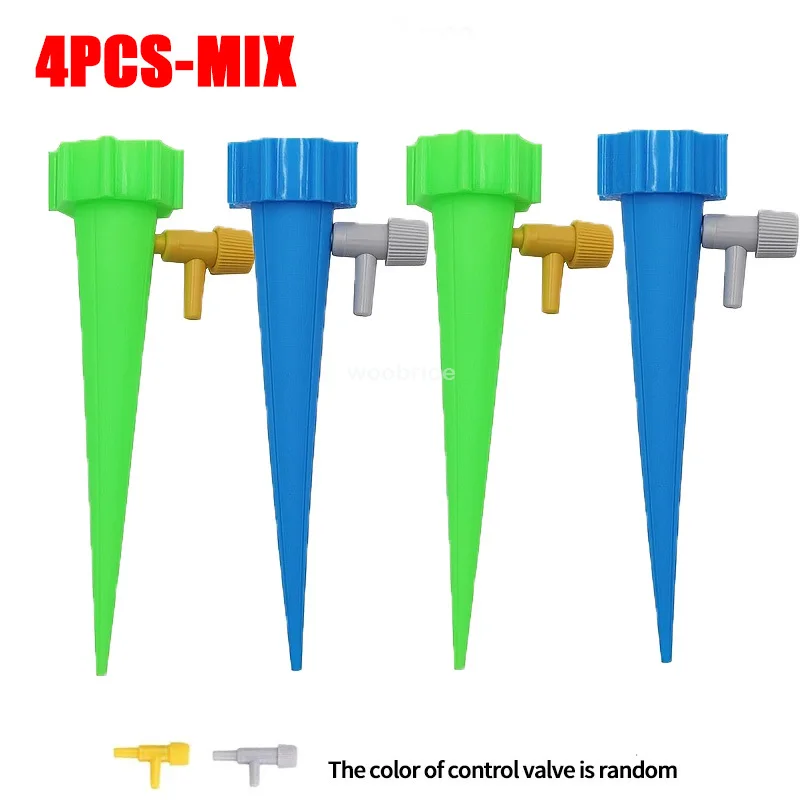 Automatic Drip Plants Irrigation Drip Irrigation Garden Watering System Garden Plant Self Watering Kits Insert Watering Devices: naranja