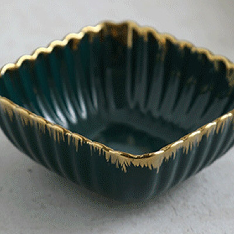 Copper leaf platter boa qualidade para servir salada frutas do deserto chips de