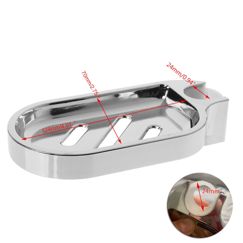 Wall Mounted ABS Soap Box Slide Bar Soap Dish Holder Replacement Soap Pallet Soap Dishes Bathroom Hardware
