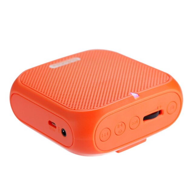 K400 amplificatore vocale portatile megafono booster con microfono cablato altoparlante altoparlante Radio FM formazione insegnante MP3: arancia