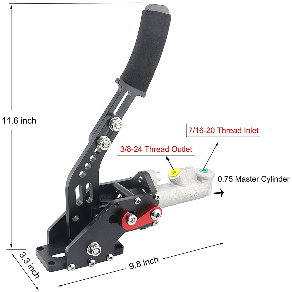 Aluminium Universal- Hydraulische Handbremse Hebel Drift handbremse E-Bremse Rennen NEUE