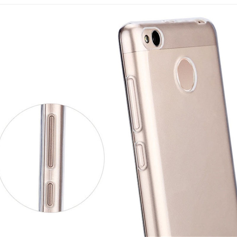 Voor Xiaomi Redmi 3 S Case Transparante Ultradunne Zachte TPU Clear Telefoon Gevallen Voor Xiaomi Redmi 3 S Pro Case cover Silicon Redmi 3 S