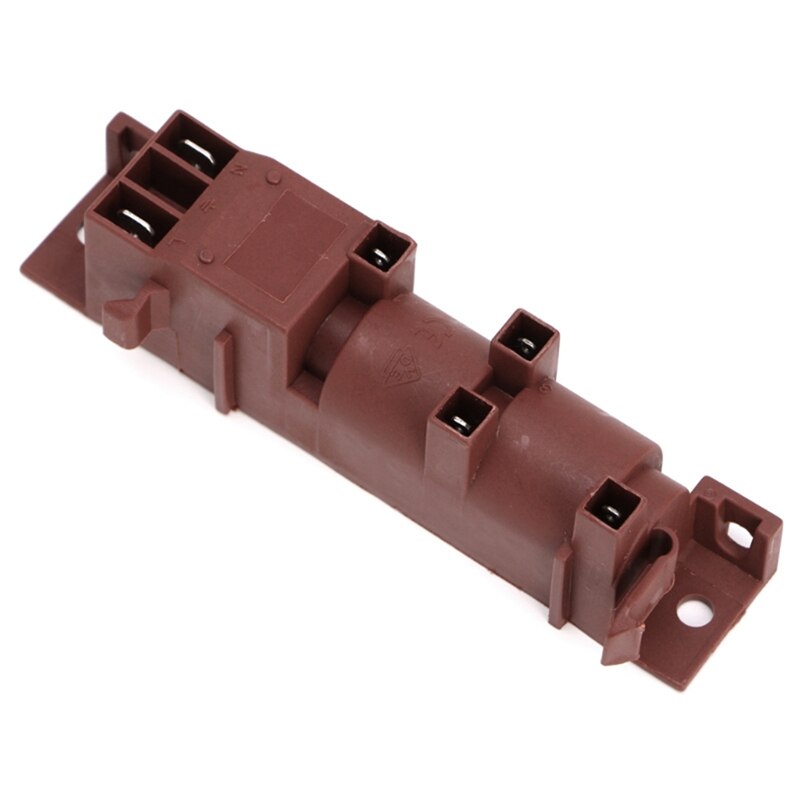 2 Stuks 220-240V Gasfornuis Ac Puls Ontsteker Gas Boiler Onderdelen Ontsteker Voor Kookplaat Bereik-zes Terminals & Vier Terminal