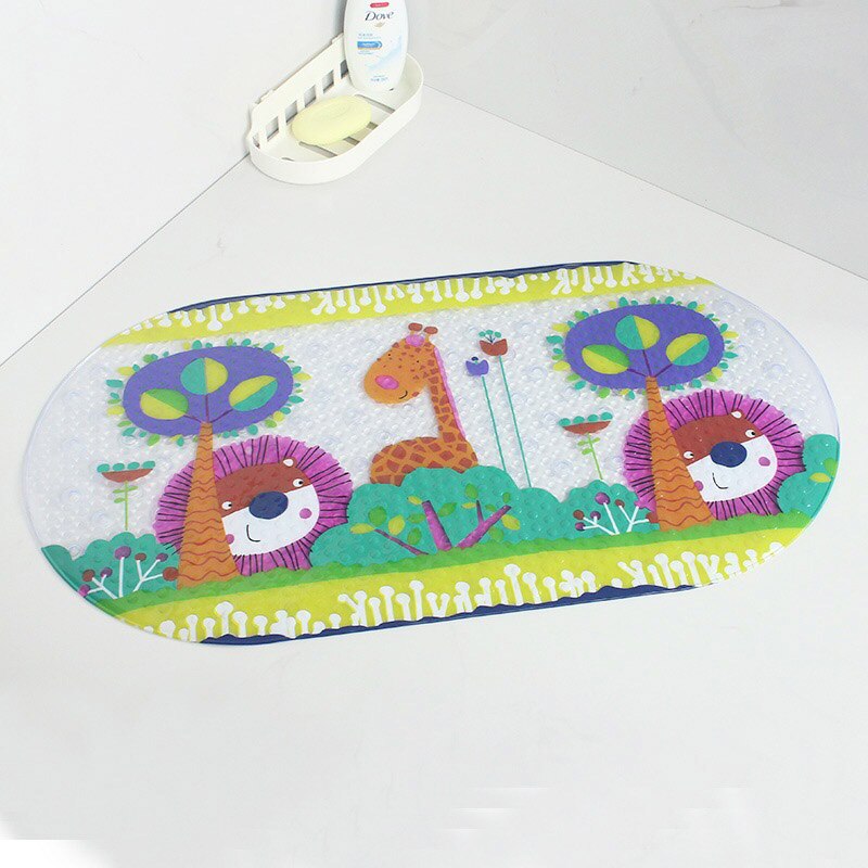 Antislip baby bad speelmat peuter speelgoed antibacterieel bad douche cartoon mat duurzaam schimmelbestendig 27 x 15 inch: Stijl 17