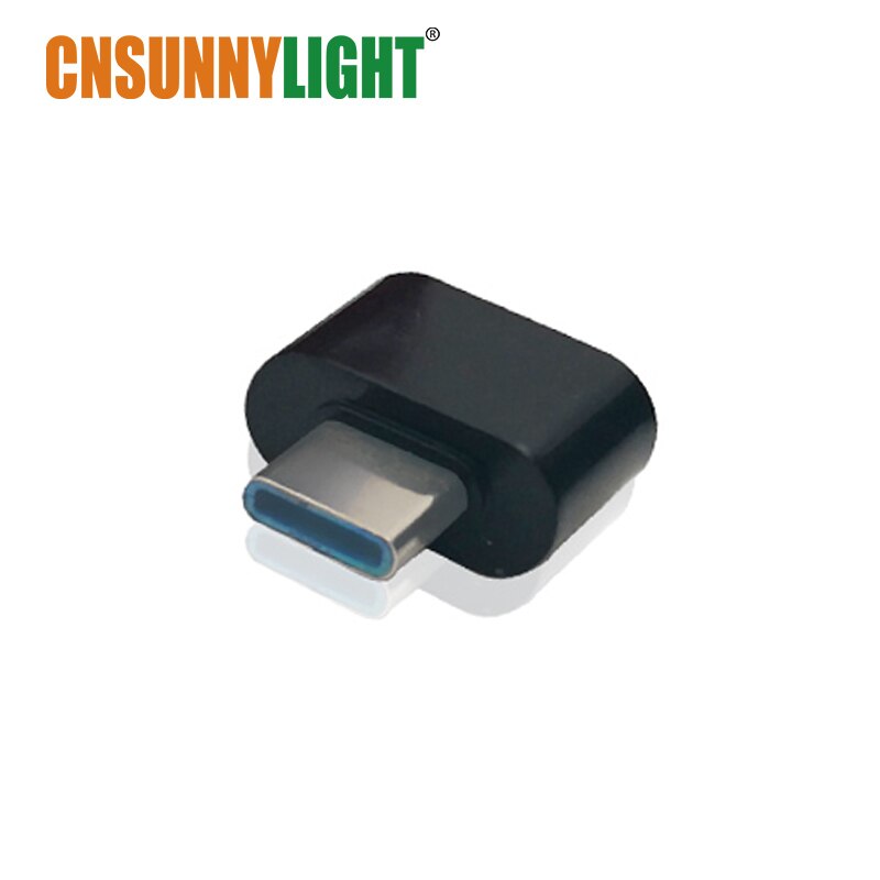 Cnsunnylight mini led auto decoratieve interieur neonlampen usb sfeerlicht dj rgb kleurrijke muzieklamp disco feest autostyling: Typec-adapter