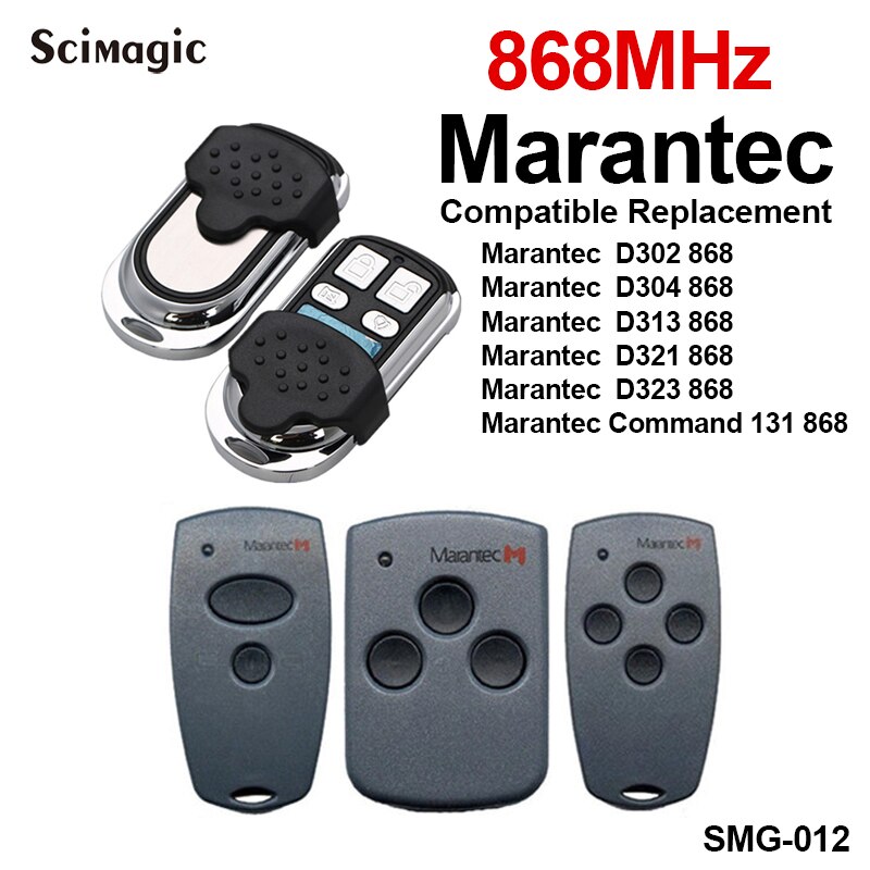 Klon garageport fjärrkontroll marantec 868 mhz  / 433 mhz för digital  d302 d304 d313 433 d323 d382 d384 131 868