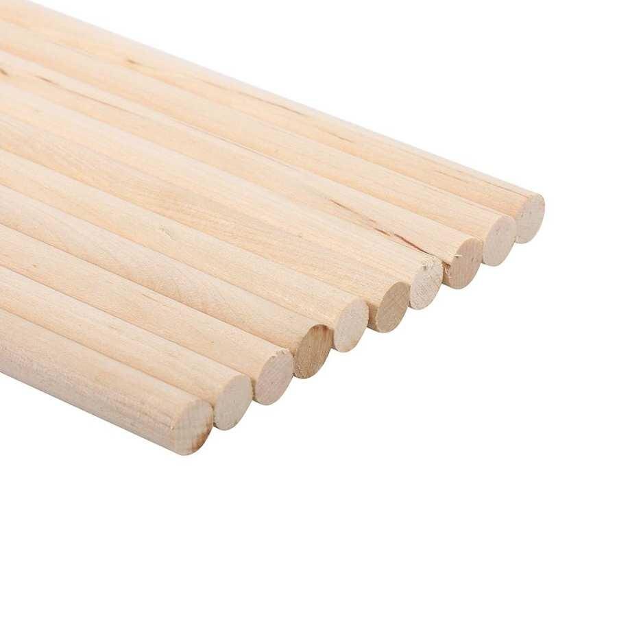 Holz Stöcke 10 stücke 30cm Holz Dübel Stangen Lange Diy Holz Kunst Handwerk Stöcke Dübel Pol Stangen Süße Bäume holz Werkzeug 5 Größen Für