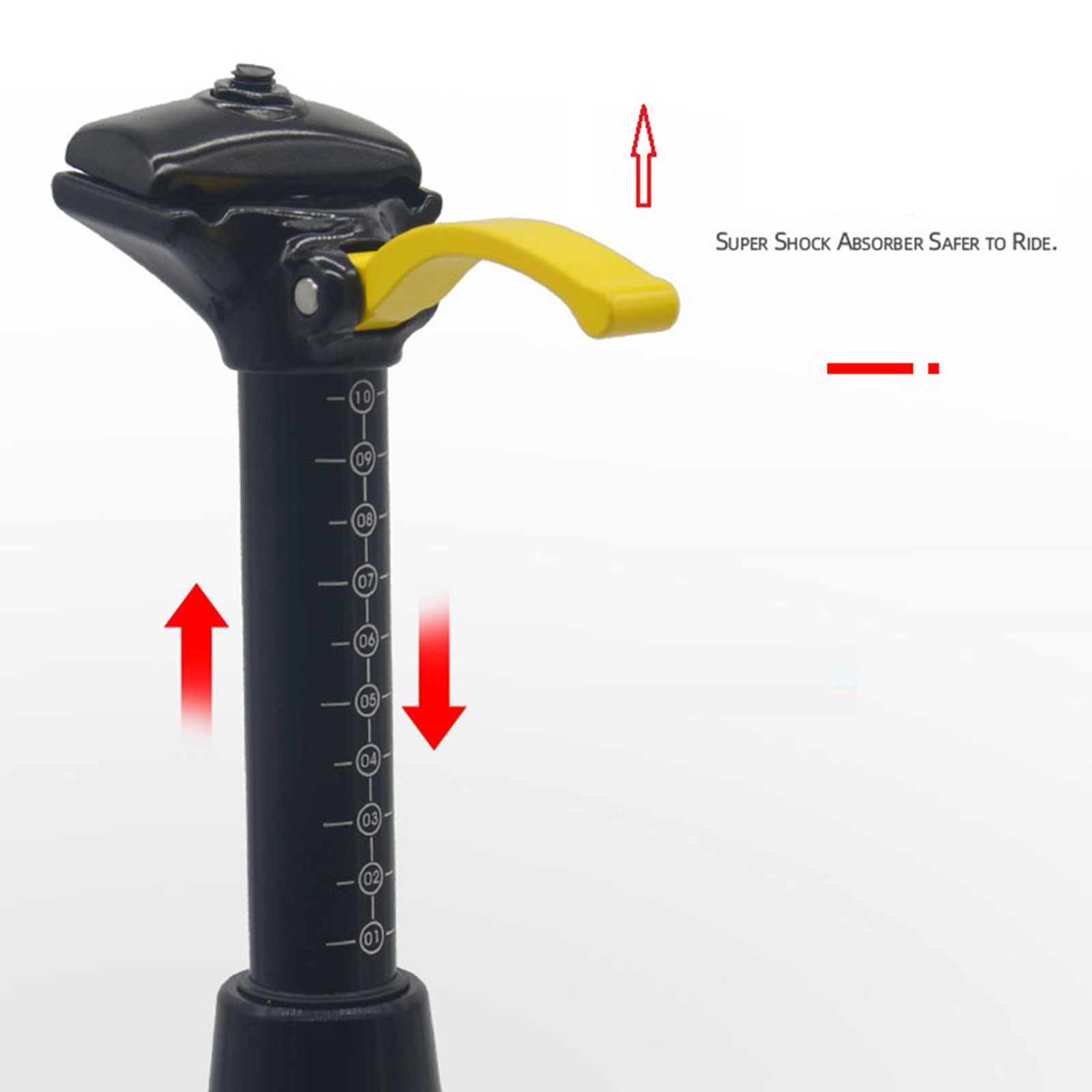 Bike Adjustable Seatpost Bicycle Seat Post Shockproof Saddle Support Tube BMX Cycle Saddle Repair Fix Parts Components
