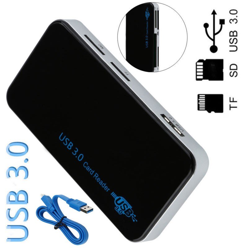 USB 3.0 All-in-1 Compact Flash Multi Memory Card Reader Adapter High Speed