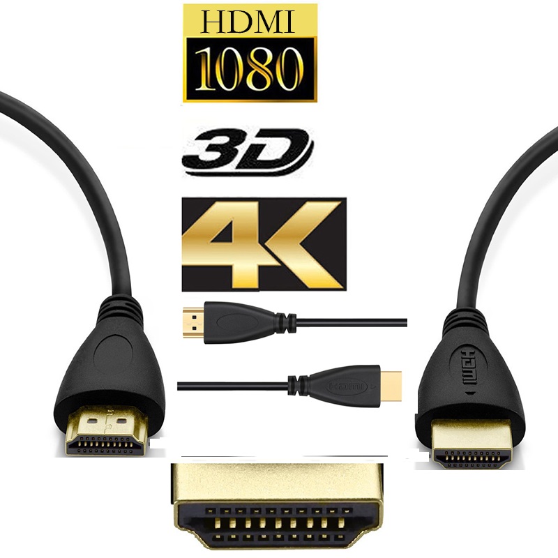 Hdmi-Compatibele Kabel Video Kabels Vergulde 1.4 1080P 3D Kabel Voor Hdtv Switcher Splitter 0.5M 1M 1.5M 2M 3M 5M 10M
