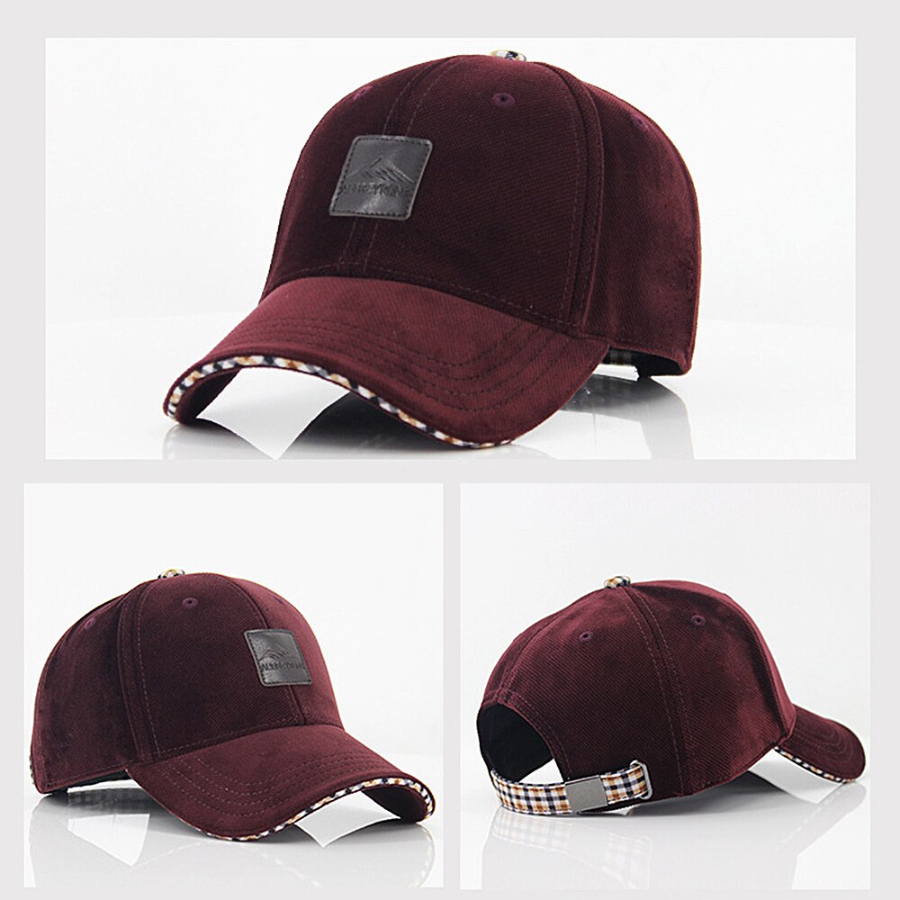 [AETRENDS] Winter Baseball Cap Caps for Men Trucker Hat 4 Colors for Choice Z-1937