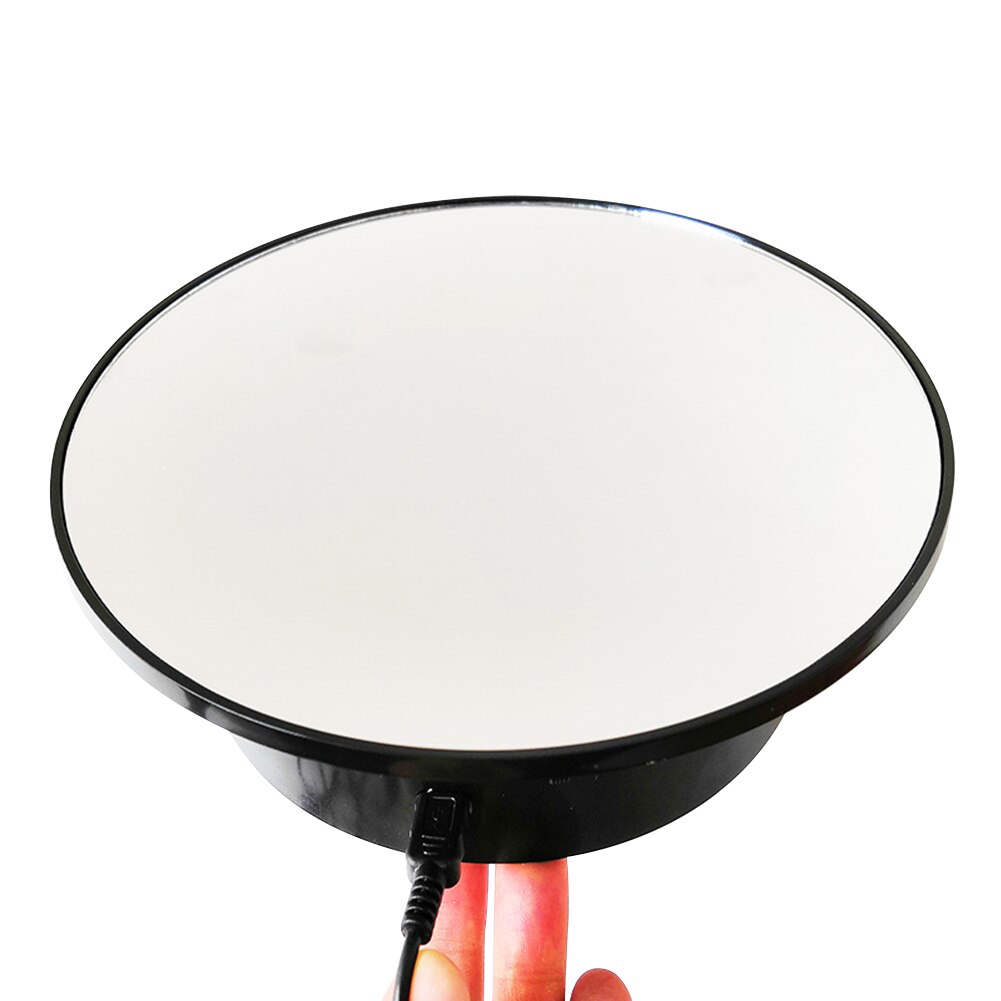 Rotating Display Stand Photography Turntable USB Rechargeable For Jewelry Props Motorized Watch Model Hobby Electric ABS