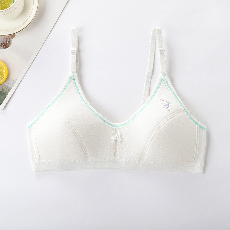 Developmental Girls Bra School Students Sling Bra Adolescent Comfortable Breathable No Steel Ring Bra 10 to 18 years old: 6
