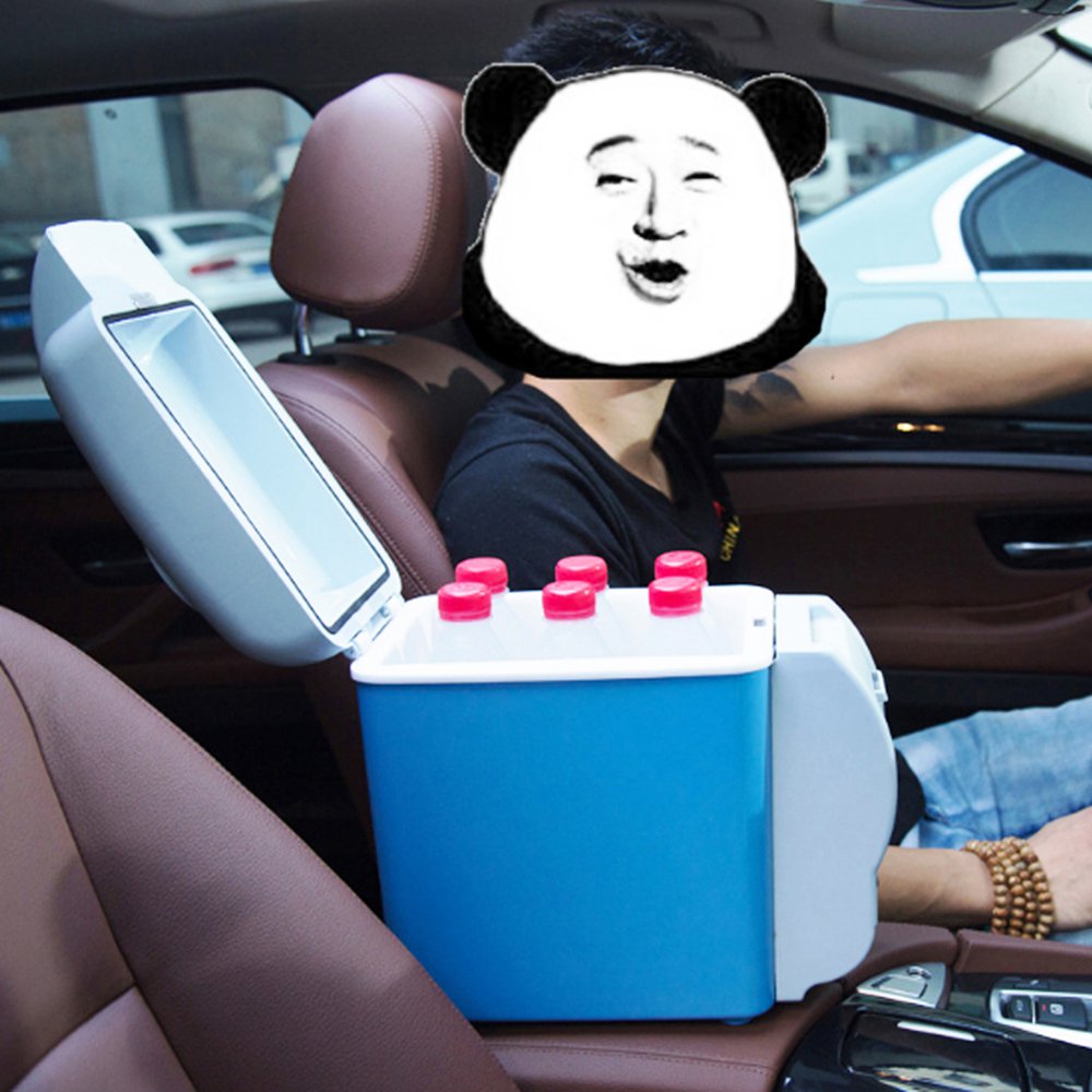 12V 7.5L Facilating Car Refrigerator Mini Electronic Refrigerator Freezer Cooler Travel Dual-use