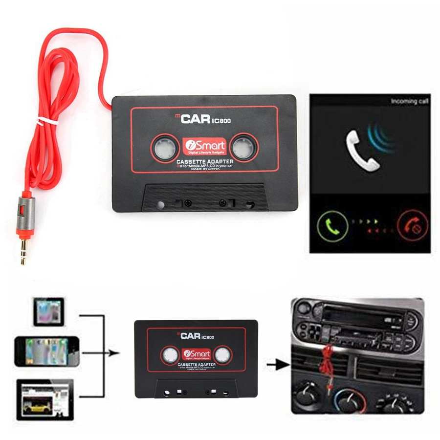 Tape Speler Auto Stereo Cassette Adapter Cd Md MP3 MP4 Speler Naar 3.5Mm Aux Audio Voor Mobiele Telefoon