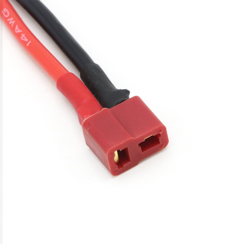 Enchufe macho hembra T XT60, conector con cable de silicona de 100mm 14AWG iMax b6, accesorio para carga de batería Lipo/ni-cd RC