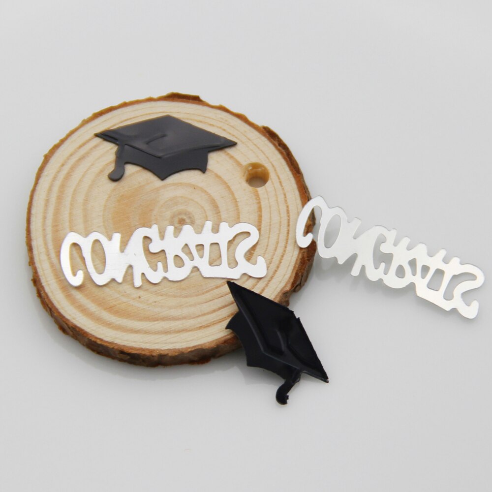 15 g/bolsa de doctorado de confeti de papel felicidades cartas mesa de papel picado para Celebración de graduación felicidades confeti