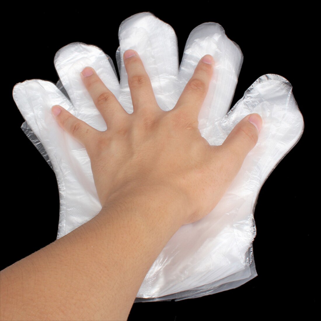 100 Stks/partij Milieuvriendelijke Wegwerp Handschoenen Voor Voedsel Wegwerp Plastic Handschoenen Schoonmaken Koken Keuken Tuin Beschermende Handschoenen