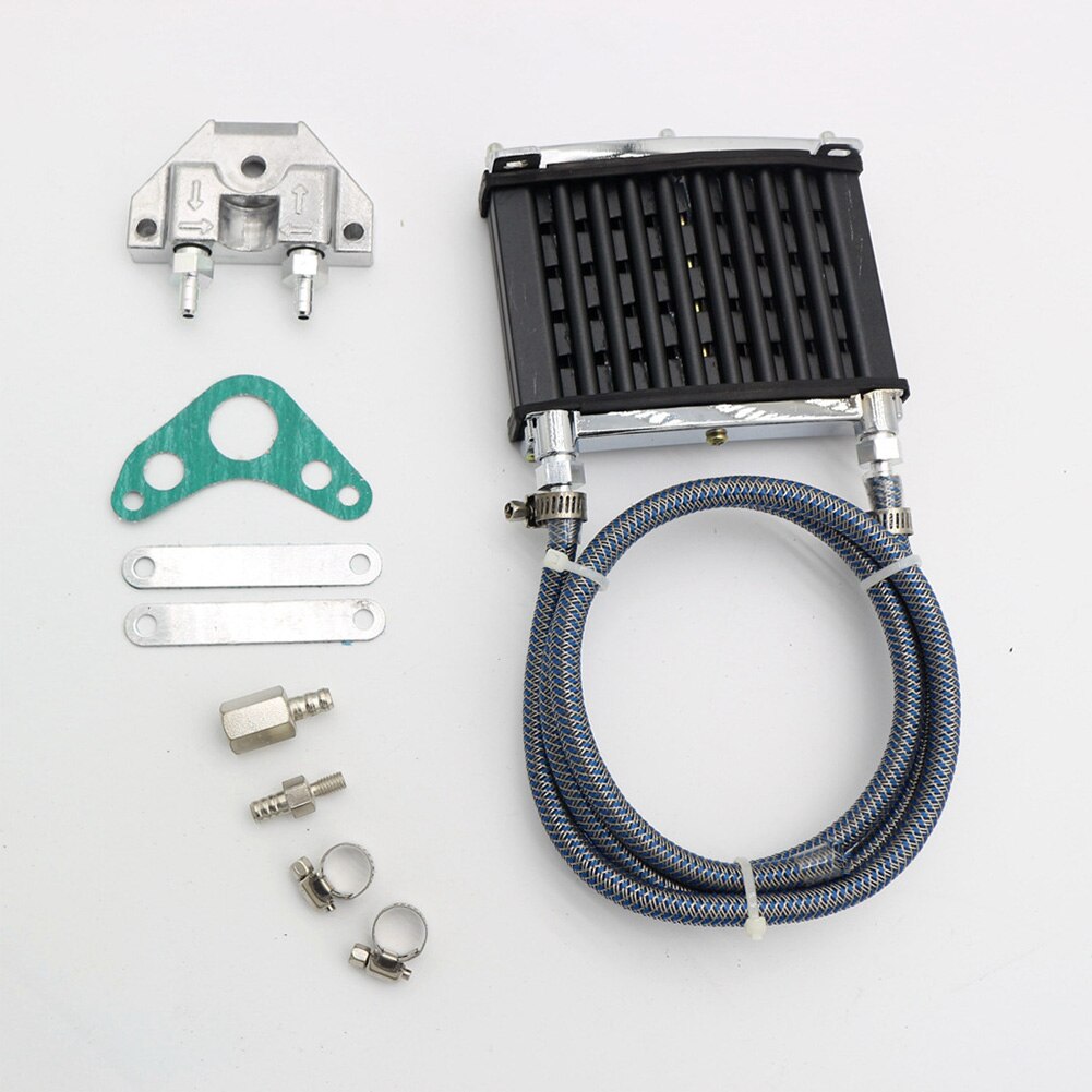 Motorcycle Cooling Tool Aluminum Dirt Bike Accessories Easy Operate Universal Engine Radiator Oil Cooler Durable