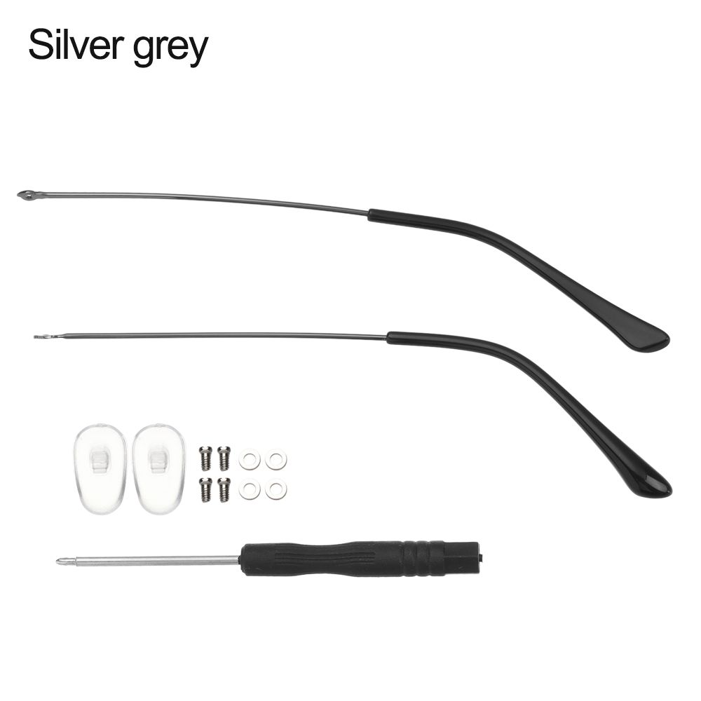 1 Pair Glasses Metal Replacement Leg Temple Arm Eyeglasses Frame Anti-Slip Glasses Frame Repair Eyewear Accessories Universal: black