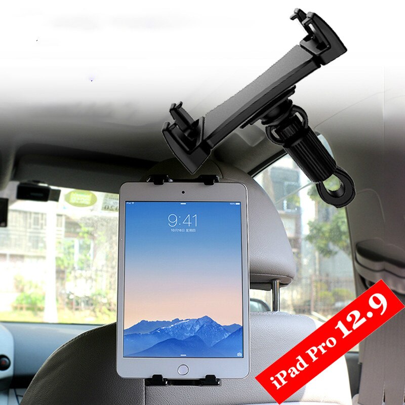 Smoyng nettbrett bilholder til ipad pro 12.9 justerbar bil hodestøtte stativ baksete brakett montering til 4.7-13 tommers mobiltelefon pc