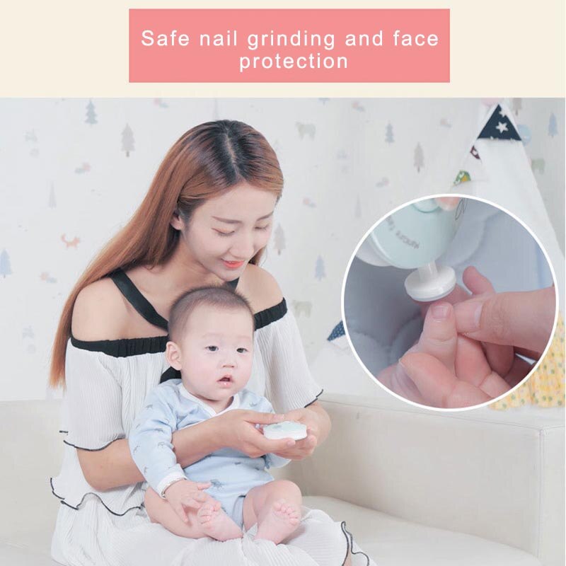 6 teile/satz Baby Elektrische Nagel Trimmer Baby Nagel Pflege Werkzeuge Maniküre Set Für Infant Baby Nagel Knipser Pflege Maniküre Werkzeuge