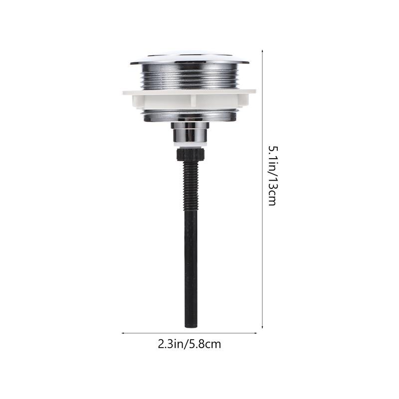 1pc Plastic Flush Toilet Water Tank Push Button Hole Cistern Lid Rod Universal Toilet Button Cover Switch Bathroom Accessories