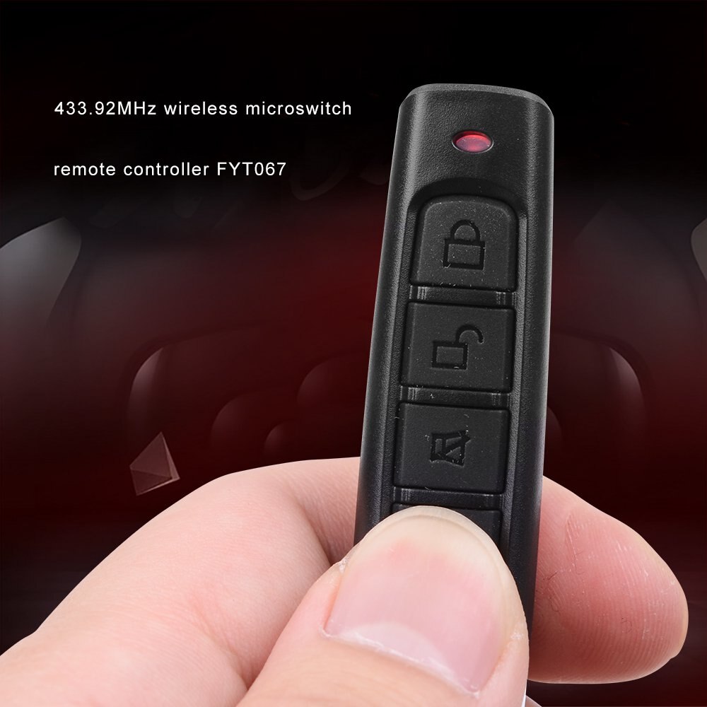 433.92MHz Wireless Micro Remote Control Switch Mini Receiver Transmitter for Electric Gate Garage Door
