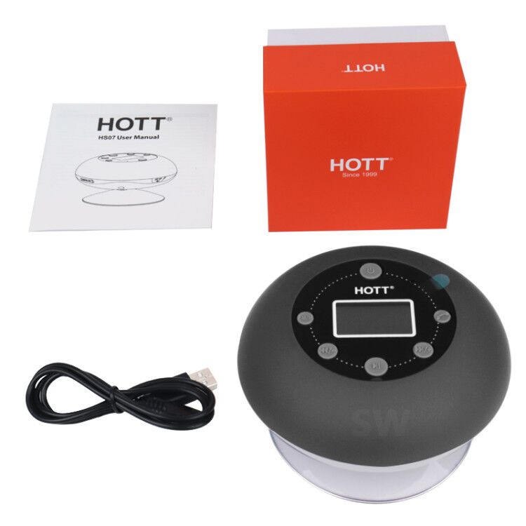 Geluid Kolom Waterdichte Bluetooth Speaker Draadloze Klok Subwoofer Fm Radio Kaart Subwoofer Music Center Douche Luidspreker