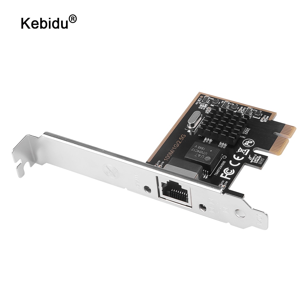 Pci-e 2.5g adaptador de rede lan cartão pcie 2500 mbps gigabit placa de rede para rtl8125 rj45 com fio placa de rede 10/100/1000 mbps