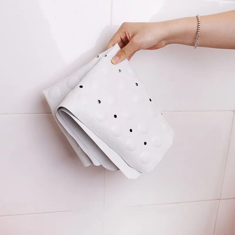 Rubber Material Bathroom Anti-slip Mat Shower Room Floor Mat Home Bathroom Waterproof Foot Pad Can Massage Anti-fall Mat